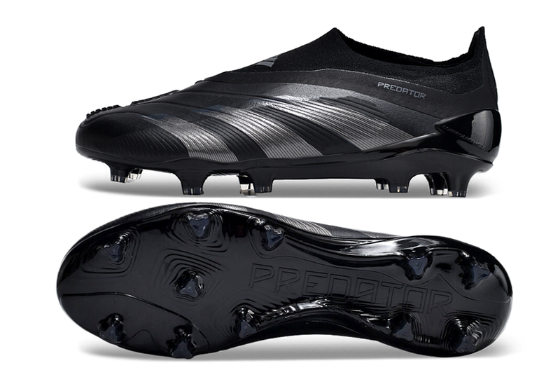 Chuteira Adidas Predator Elite Laceless FG - Preta