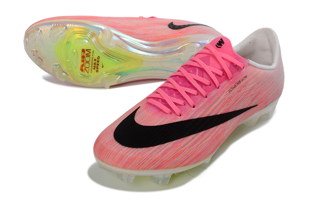 Chuteira Nike Air Zoom Mercurial Superfly 11 Elite FG - Rosa e Branco