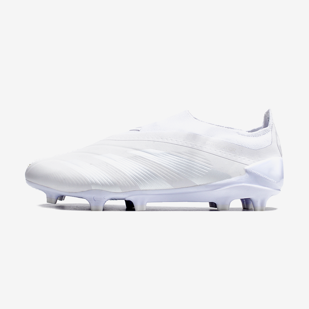 Chuteira Adidas Predator Elite Laceless FG - Branca
