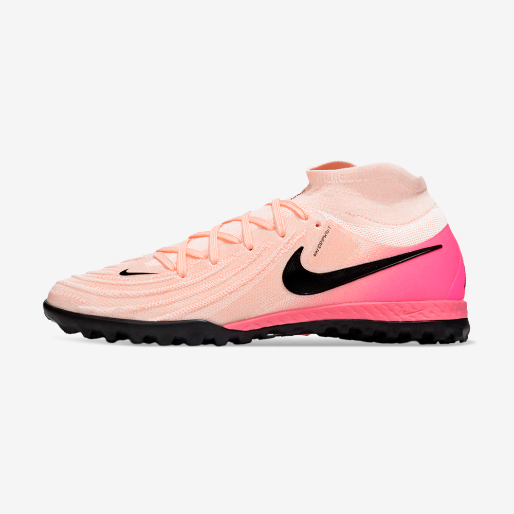 Chuteira Nike Phantom Luna TF - Rosa e Preta