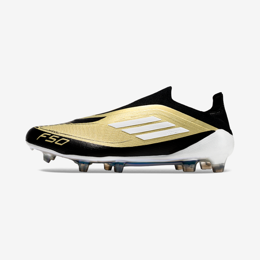 Chuteira Adidas F50 LL FG - Dourada e Branca