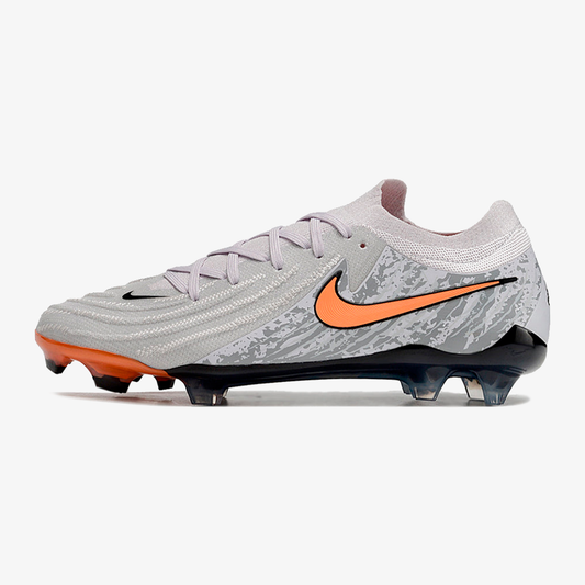 Chuteira Nike Phantom GX II FG - Cinza e Laranja