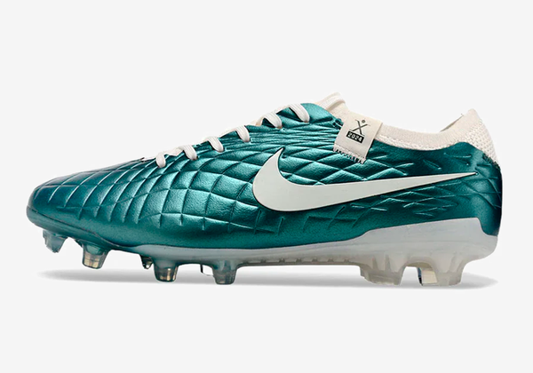 Chuteira Nike Tiempo Legend 10 FG - Azul - Edição Especial Esmeralda