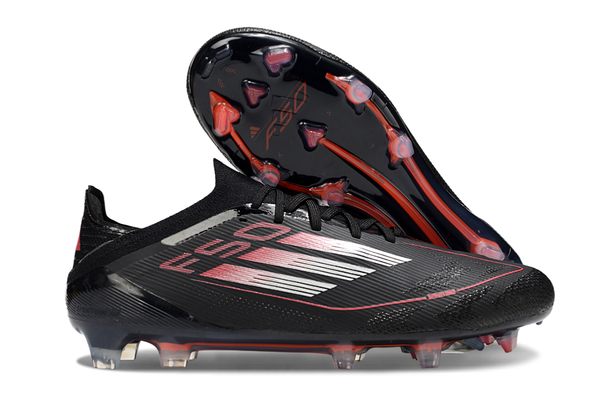 Chuteira Adidas F50 Elite FG - Preta e Vermelha