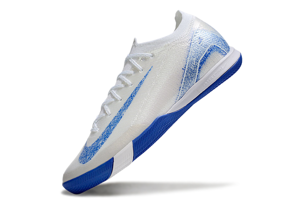 Chuteira Futsal Nike Mercurial Air Zoom Vapor 16 IC -  Branca e Azul
