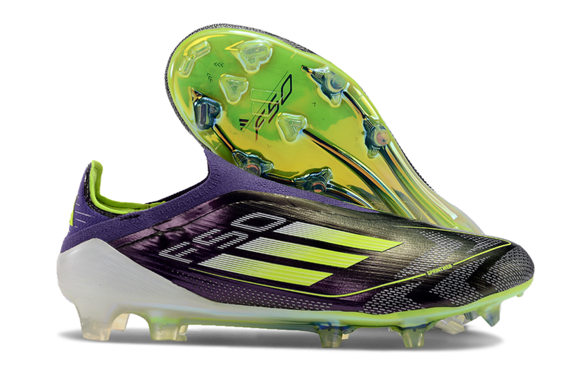 Chuteira Adidas F50 LL FG - Roxa e Verde