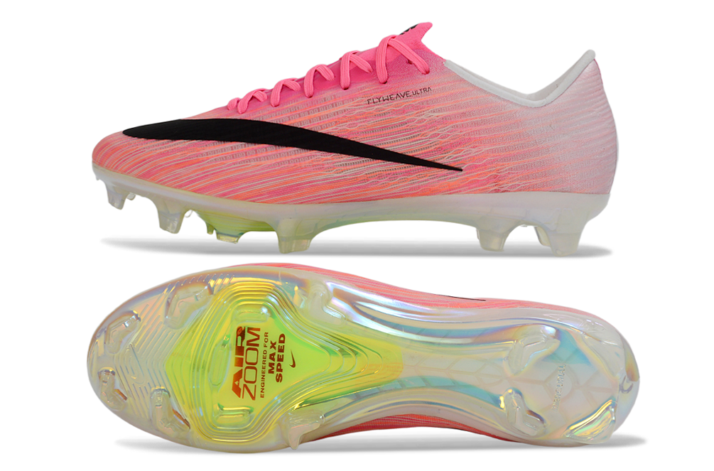 Chuteira Nike Air Zoom Mercurial Superfly 11 Elite FG - Rosa e Branco