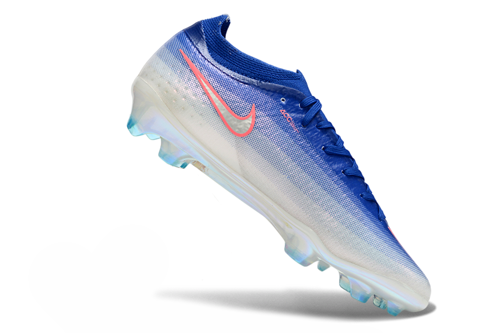 Chuteira Nike Air Zoom Mercurial Vapor 17 Elite FG - Azul e Branco