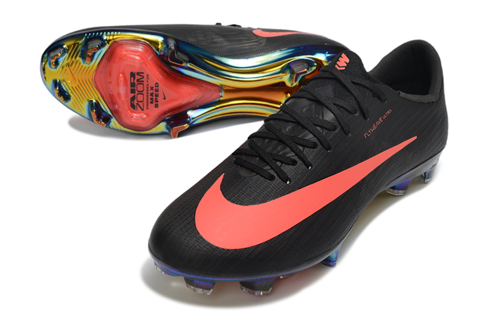 Chuteira Nike Air Zoom Mercurial Superfly 11 Elite FG - Preto e Vermelho