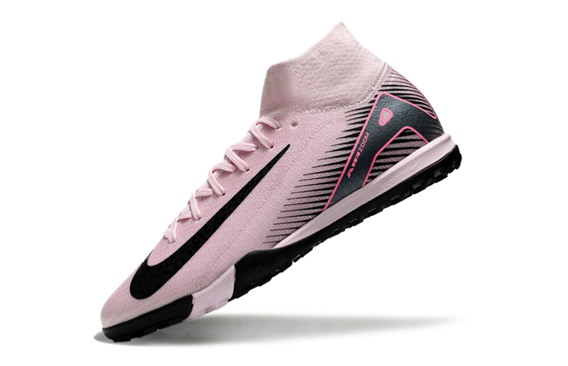 Chuteira Society Nike Air Zoom Mercurial Superfly 10 Elite TF - Rosa