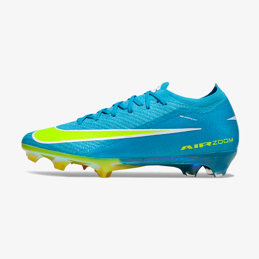 Chuteira Nike Air Zoom Mercurial Vapor 16 Elite FG - Azul, Verde e Rosa