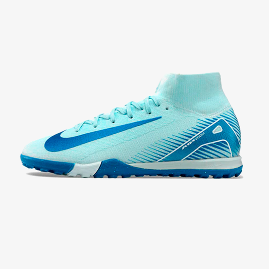 Chuteira Society Nike Air Zoom Mercurial Superfly 10 Elite TF - Azul
