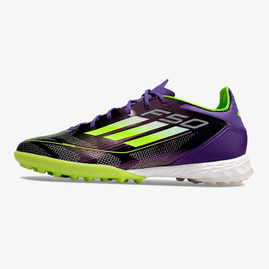 Chuteira Society Adidas F50.1 TF - Roxa e Laranja
