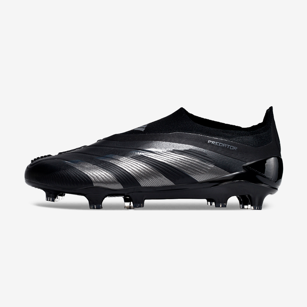 Chuteira Adidas Predator Elite Laceless FG - Preta - vista frontal