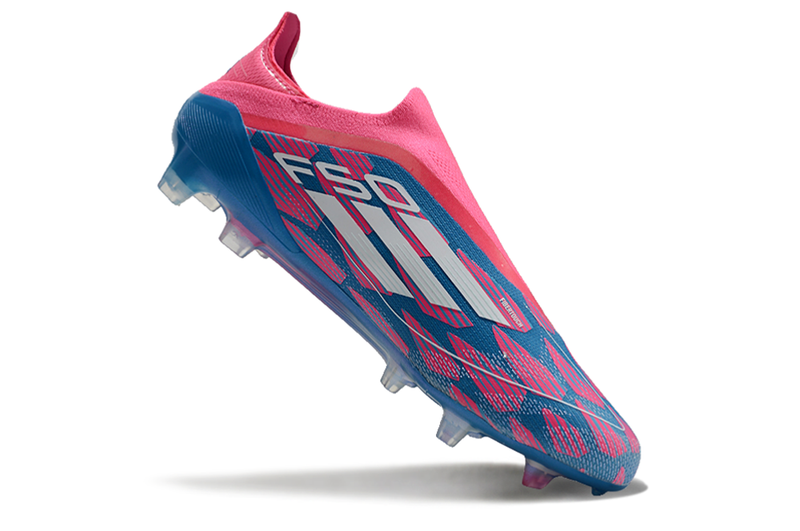 Chuteira Adidas F50 LL FG - Azul e Rosa