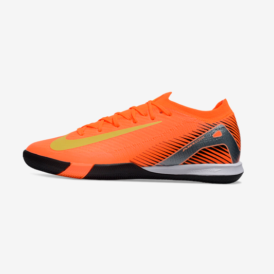 Chuteira Futsal Nike Mercurial Air Zoom Vapor 16 IC -  Laranja, Preta e Verde