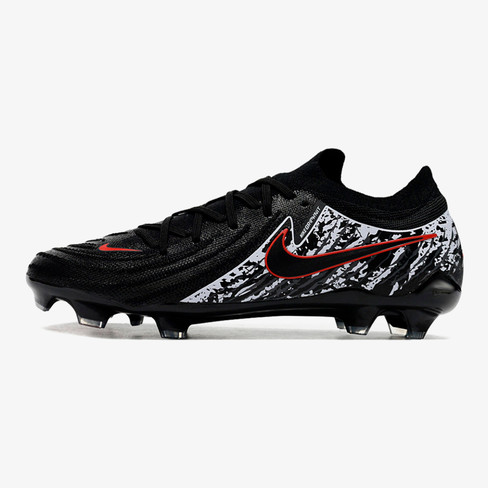 Chuteira Nike Phantom GX II FG - Preta, Branca e Vermelha