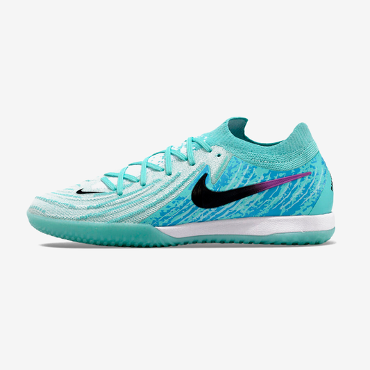 Tênis Futsal Nike Phantom GX II IC - Azul, Roxa e Preta