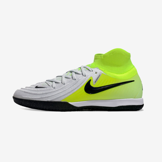 Tênis Futsal Nike Phantom Luna IC - Branca, Verde e Preta