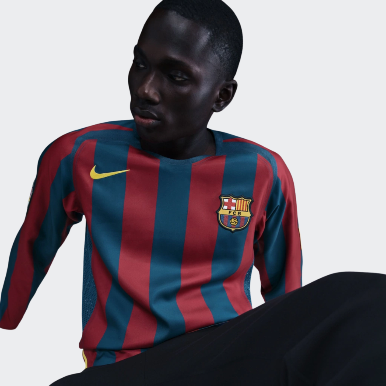 Camisa Barcelona Retrô Home 2005/2006 Torcedor Nike Masculino — imagem 4