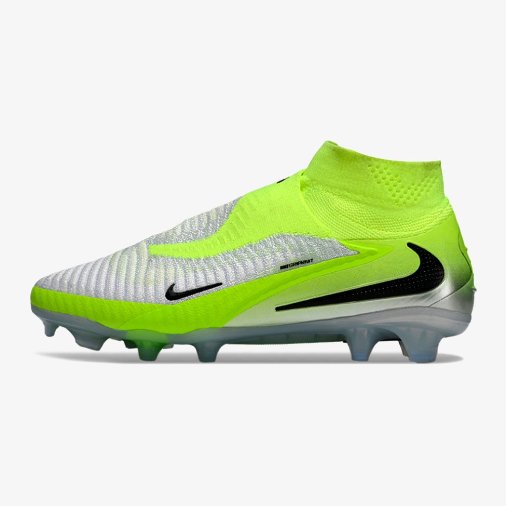 Chuteira Nike Phantom 6 Elite FG - Verde e  Branca