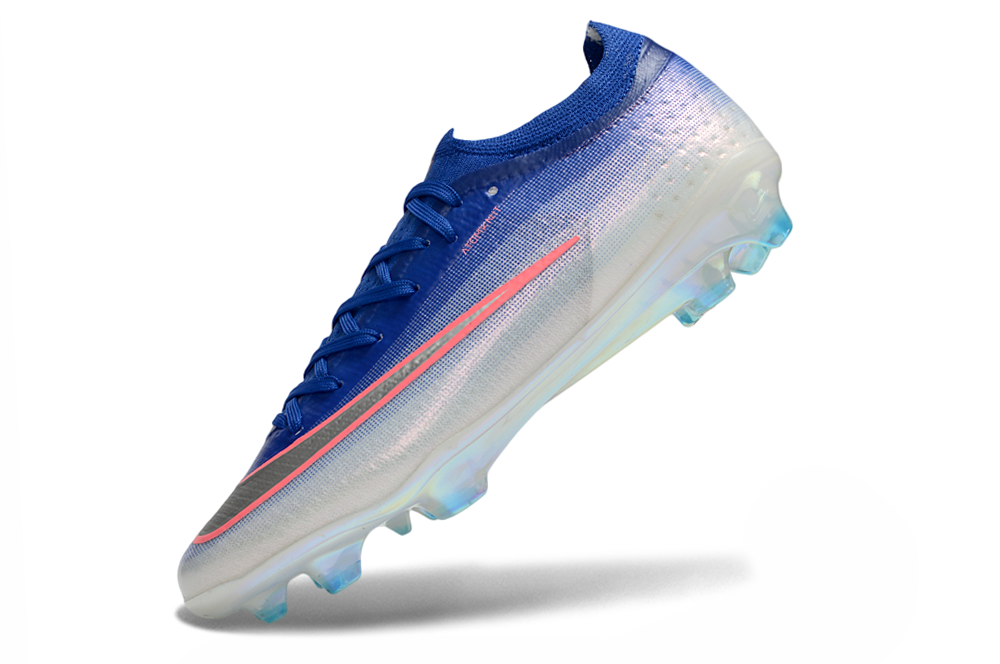 Chuteira Nike Air Zoom Mercurial Vapor 17 Elite FG - Azul e Branco