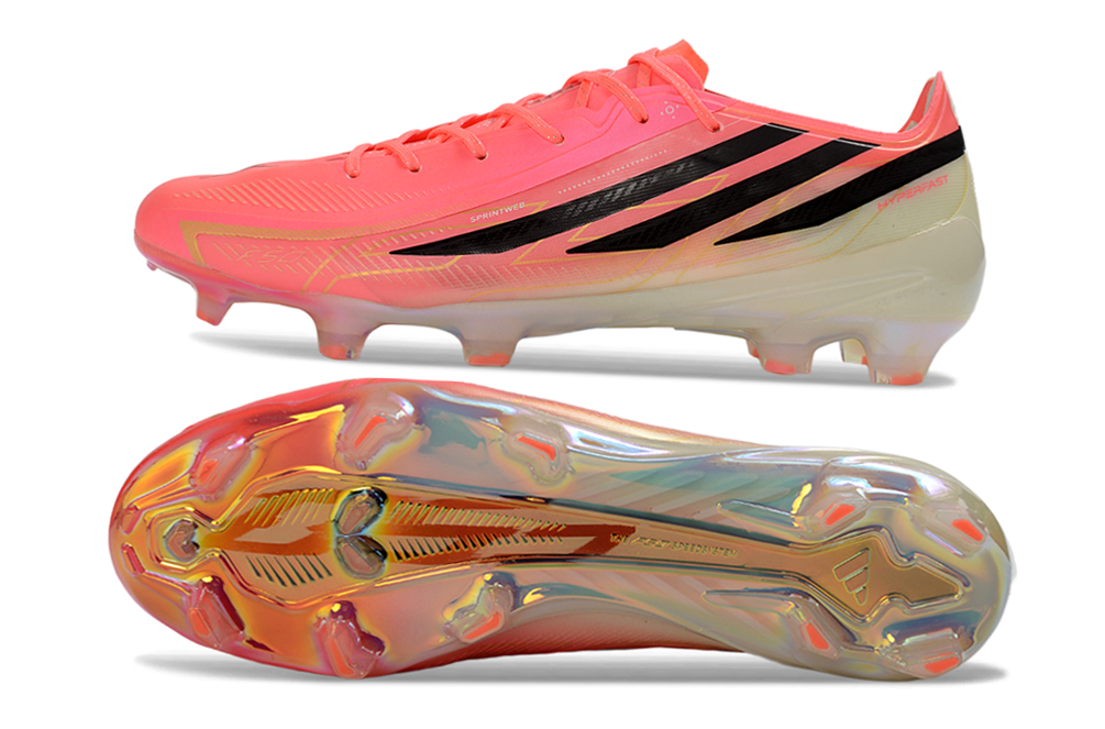Chuteira Adidas F50 Hyperfast Elite FG Copa do Mundo - Road to Glory Pack - Bege
