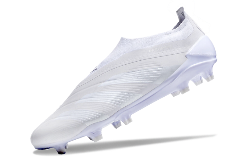 Chuteira Adidas Predator Elite Laceless FG - Branca