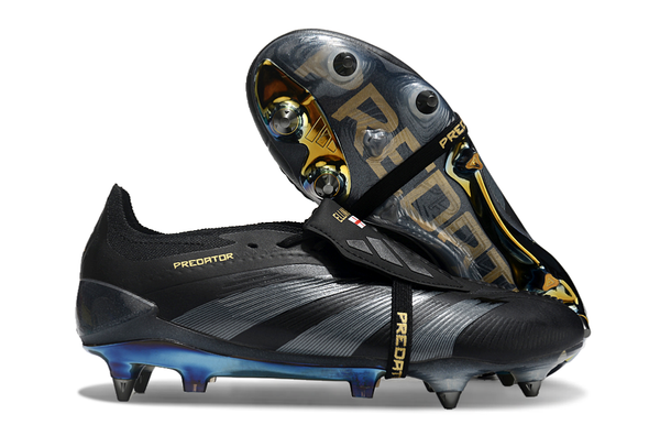 Adidas Predator Elite Fold-Over Tongue SG - Preta e Cinza