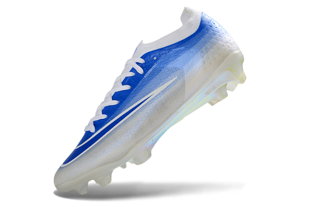 Chuteira Nike Air Zoom Mercurial Vapor 17 Elite FG - Branco e Azul