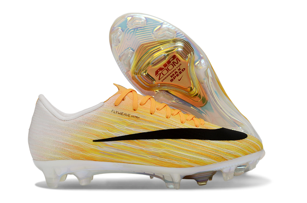 Chuteira Nike Air Zoom Mercurial Superfly 11 Elite FG - Amarelo e Cinza