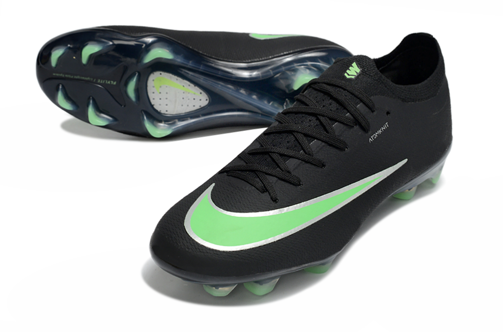 Chuteira Nike Air Zoom Mercurial Vapor 17 Elite FG - Preto e Verde