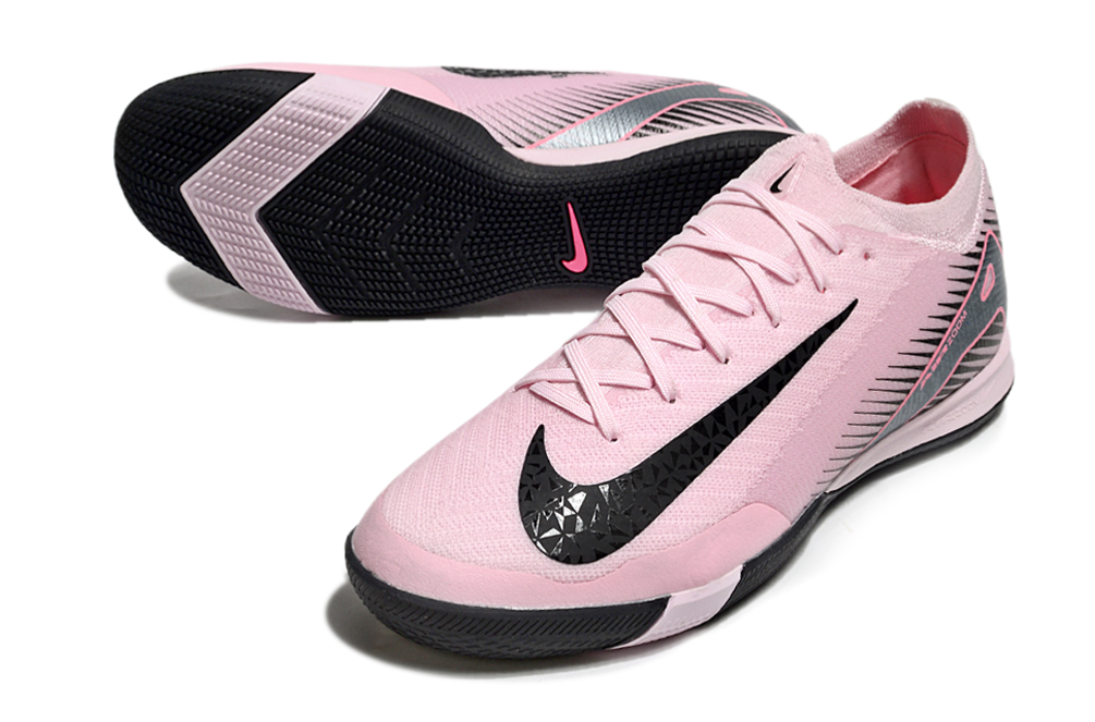 Chuteira Futsal Nike Mercurial Air Zoom Vapor 16 IC - Rosa e Preta