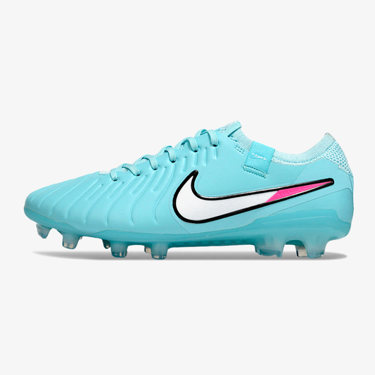 Nike Tiempo Legend 10 X Elite FG -  Azul, Rosa e Branca - Pack Prism