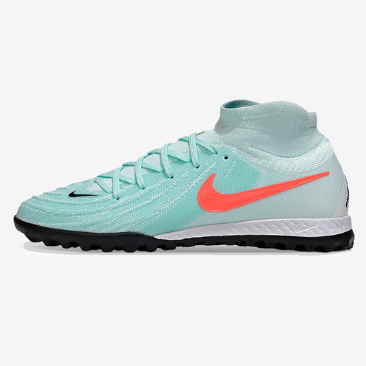 Chuteira Nike Phantom Luna TF - Azul, Branca e Laranja