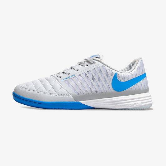 Tênis Futsal Nike Lunar Gato IC - Cinza e Azul