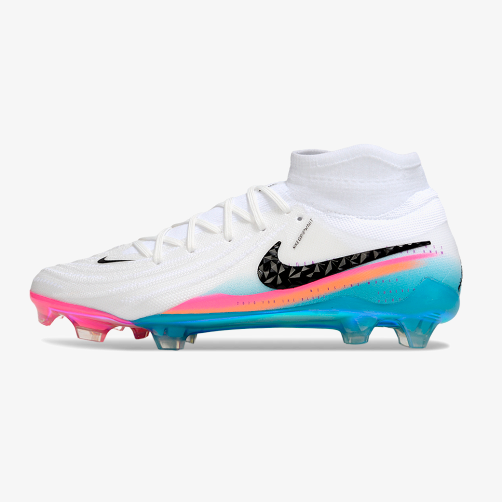 Nike Phantom Luna Elite FG - Branca, Rosa, Laranja e Azul
