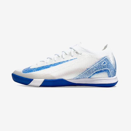 Chuteira Futsal Nike Mercurial Air Zoom Vapor 16 IC -  Branca e Azul
