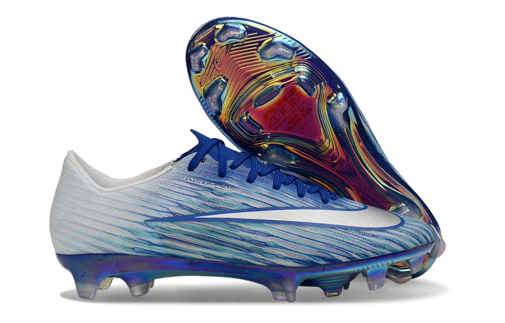 Chuteira Nike Air Zoom Mercurial Superfly 11 Elite FG - Azul e Branco