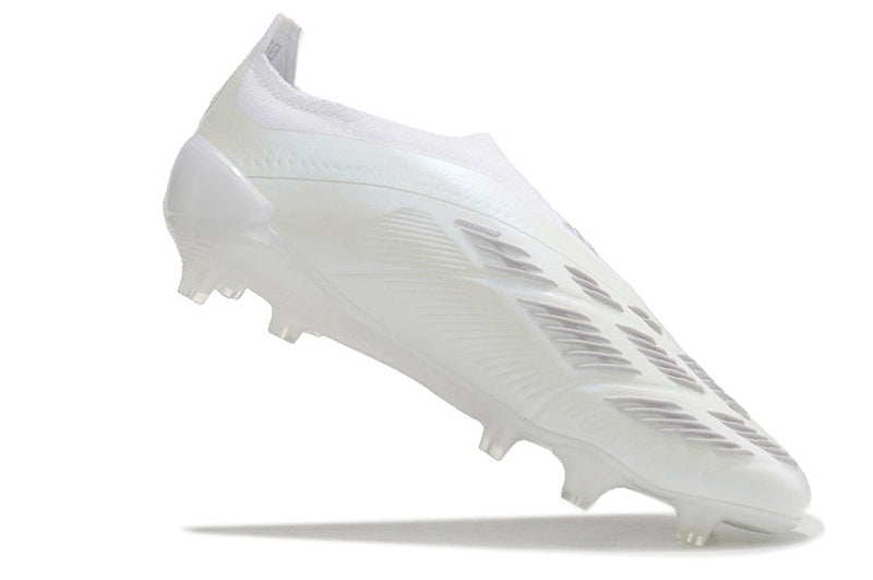 Chuteira Adidas Predator Elite Laceless FG - Branca