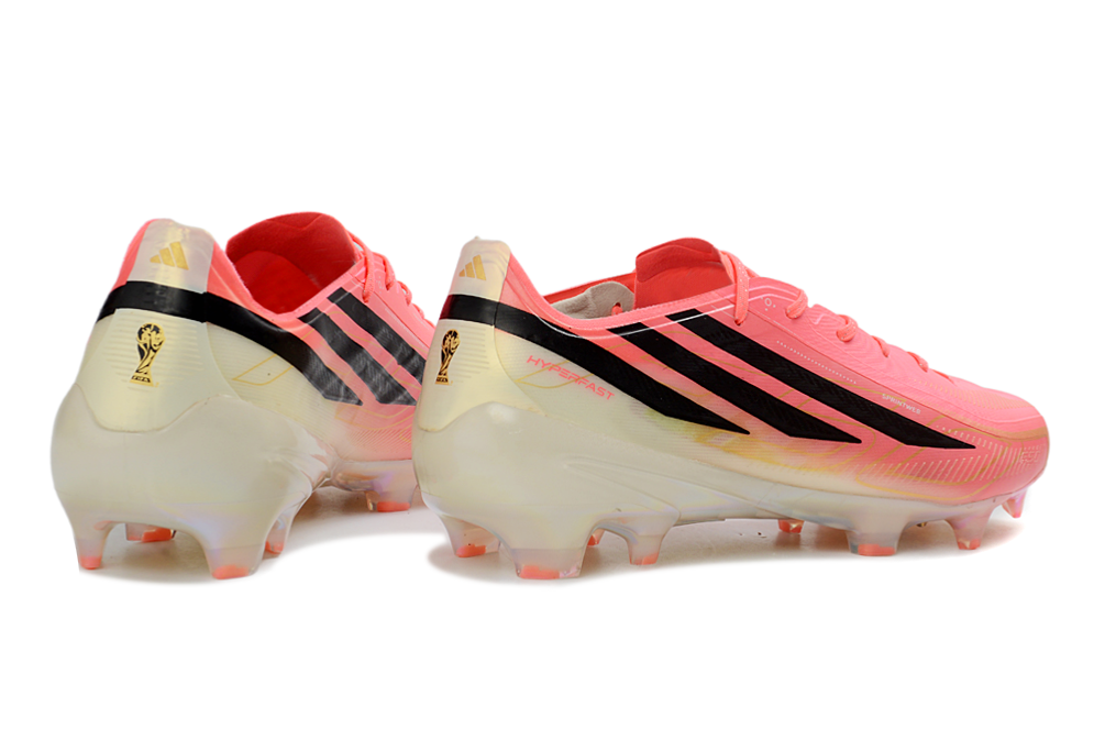 Chuteira Adidas F50 Hyperfast Elite FG Copa do Mundo - Road to Glory Pack - Bege