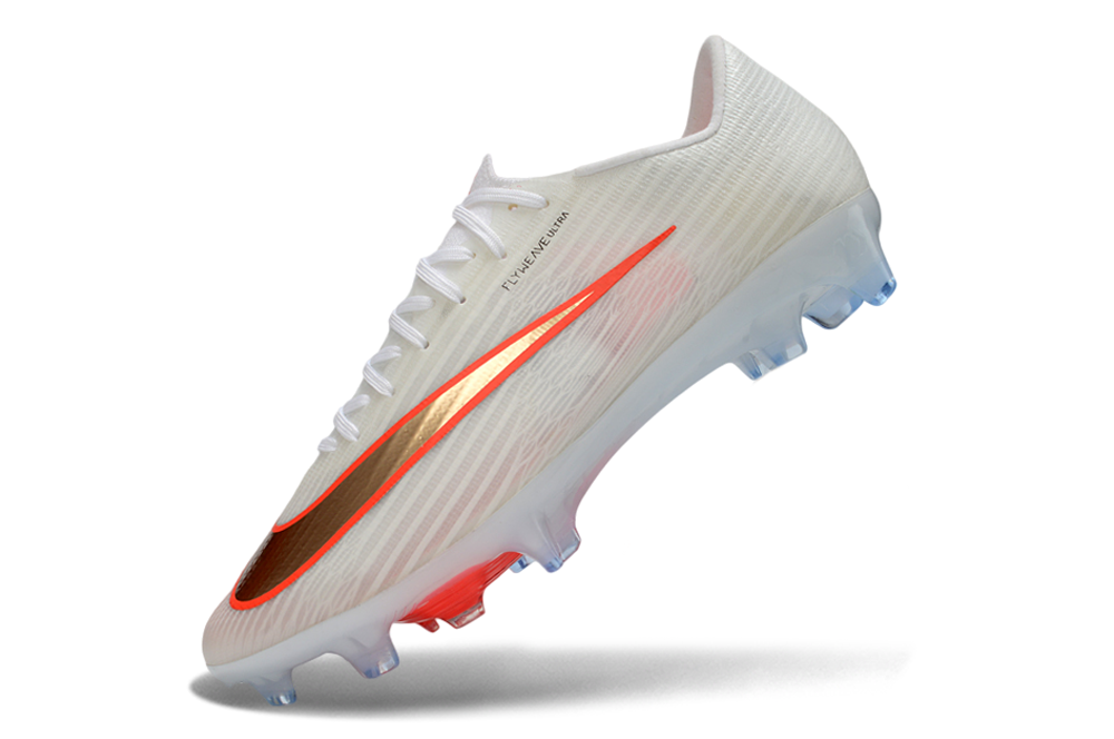 Chuteira Nike Air Zoom Mercurial Superfly 11 Elite FG - Branco e Laranjado