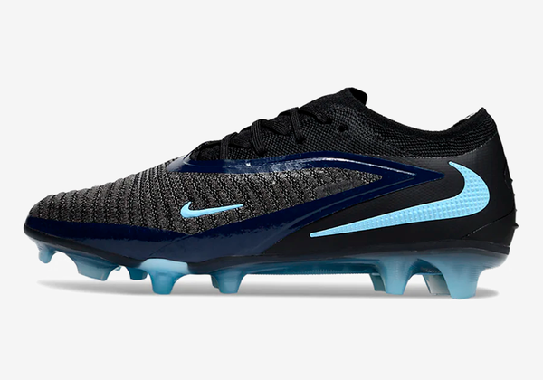 Chuteira Nike Phantom 6 Elite FG - Preta e Azul - Shadow Pack