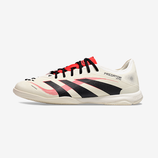 Tênis Futsal Adidas Predator Elite Fold-Over Tongue IC - Begê, Preta e Vermelha