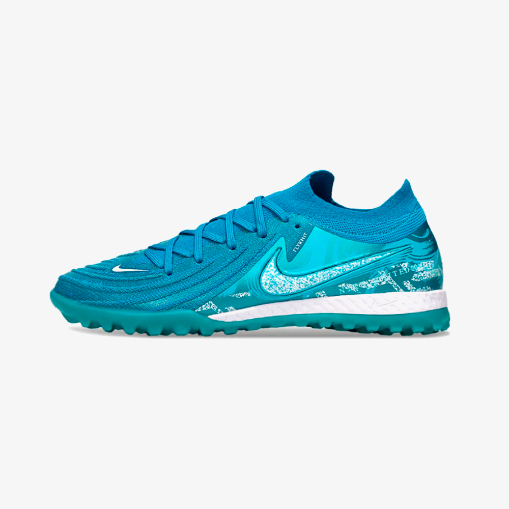 Chuteira Society Nike Phantom GX II TF - Azul - vista frontal