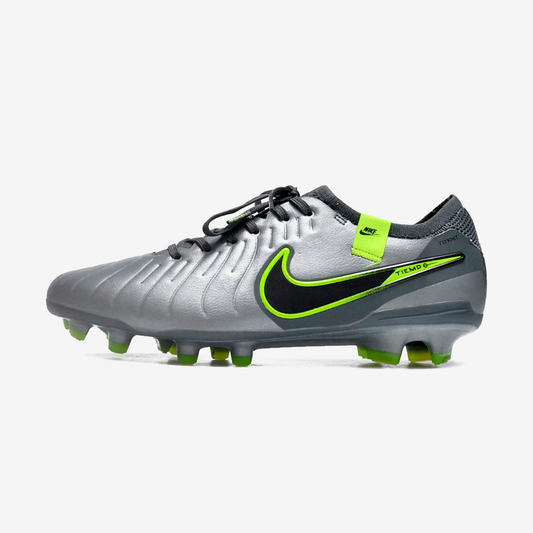 Chuteira Nike Tiempo Legend 10 FG - Prata - Pack Voltage