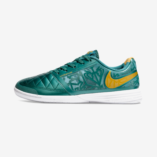 Tênis Futsal Nike Lunar Gato IC - Turquesa e Dourada