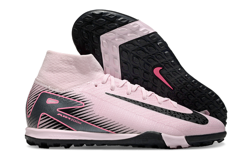 Chuteira Society Nike Air Zoom Mercurial Superfly 10 Elite TF - Rosa