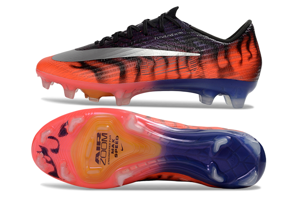Chuteira Nike Air Zoom Mercurial Superfly 11 Elite FG - Roxa e Laranja