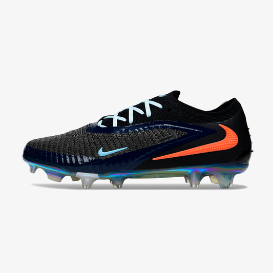 Chuteira Nike Phantom 6 Elite FG - Preta e Laranja